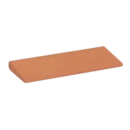 Norton Co Abrasives Rnd Edge Slip Sharpening Stone, India - FS34, Aluminum Oxide, Medium, 4-1/2 x 1-3/4 x 3/8 614636-87160
